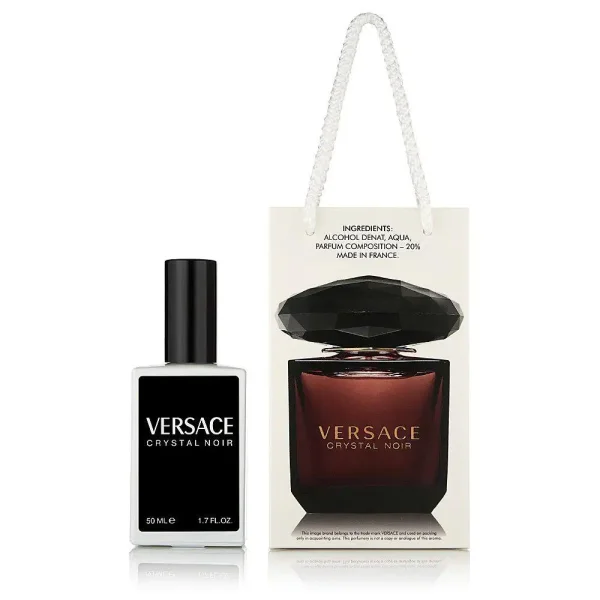 Парфумована вода Жіноча Подарунок Versace Crystal Noir Версаче Крістал Нуар сумочка 50мл - 1