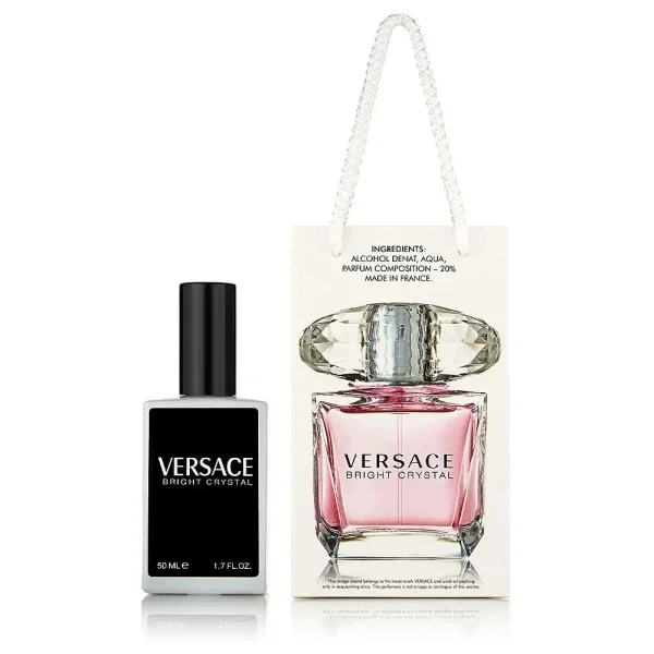 Парфумована вода Жіноча Подарунок Versace Bright Crystal Версаче Яркий Кристал сумочка 50мл - 1