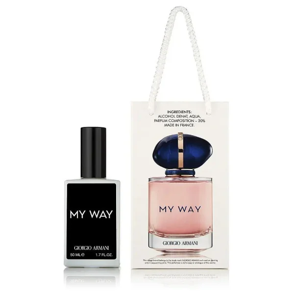 Парфумована вода Жіноча Подарунок Giorgio Armani My Way Джорджіо Армані Май Вей Мій Шлях сумочка 50мл - 1