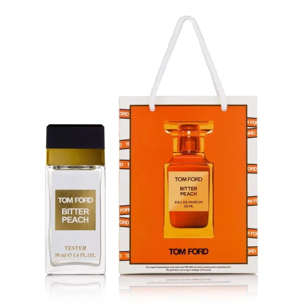 Парфумована вода Унісекс Подарунок Tom Ford Bitter Peach Том Форд Терпкий Персик сумочка 50мл - 1