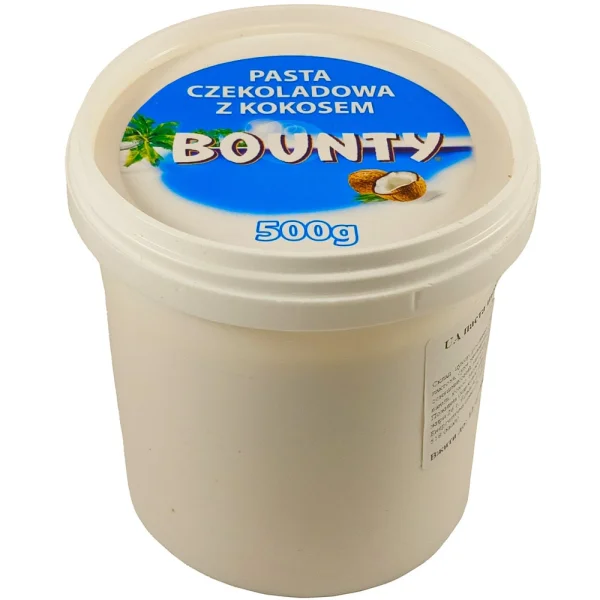 Шоколадна паста Bounty Czekoladowa z Kokosem Pasta Баунті молочний шоколад з стружкою Кокоса Відерко 500г - 1