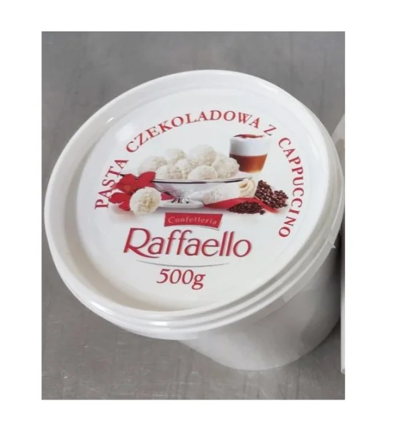 Шоколадна паста з Капучіно Raffaello pasta Czekoladowa z Cappuccino do Smarowania Рафаелло паста для Намазування Відерко 500г - 1