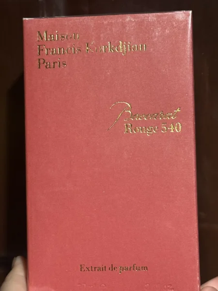 Парфумована вода Жіноча Maison Francis Kurkdjian Paris Baccarat Rouge 540 Мейсон Франціс Бакара Руж Коробка 70мл - 2