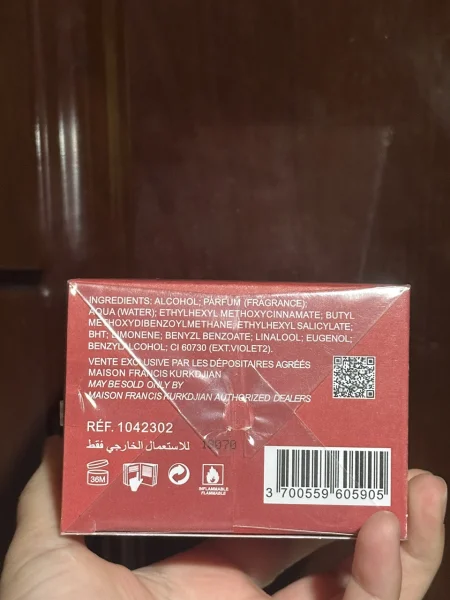 Парфумована вода Жіноча Maison Francis Kurkdjian Paris Baccarat Rouge 540 Мейсон Франціс Бакара Руж Коробка 70мл - 3
