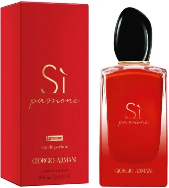 Парфумована вода Жіноча Giorgio Armani Si Passione Джорджіо Армані Сі Пристрасть Коробка 100мл - 1