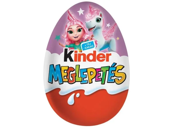 Шоколадне яйце з Іграшкою Kinder Surprise Meglepetes Unicorn Princess Series Кіндер Сюрприз Принцеса та Единоріг Дівчинка 20г - 1
