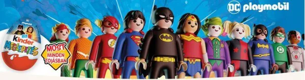 Шоколадне яйце з Іграшкою Kinder Surprise Meglepetes DC Playmobil Series Кіндер Сюрприз Плеймобіл ДС 20г - 2