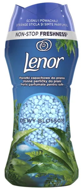 Кондиціонер Ароматизатор для Білизни в гранулах Lenor Non-Stop Freshness Dewy Blossom Ленор Цвітіння з Роси Тубус 210г - 1
