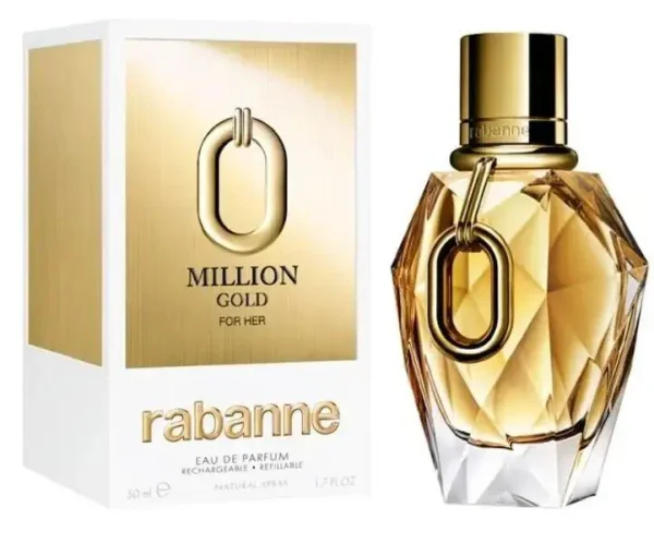Парфумована вода Жіноча Paco Rabanne Million Gold For Her Пако Рабан Мільйон Золота для Неї Коробка 90мл - 1