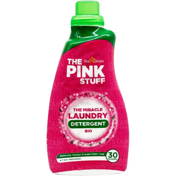 Гель для прання Універсальний The Pink Stuff Miracle Laundry Detergent BIO Пінк біо фруктовий аромат 30прань 960мл - 1