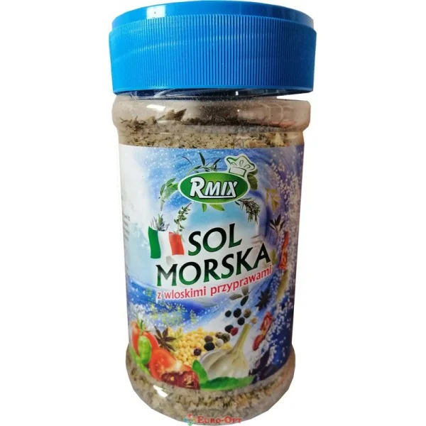 Сіль Морська з Італійськими спеціями Натуральна приправа RMix Sol Morska Рмікс для Мяса та риби Кристали 700г - 1