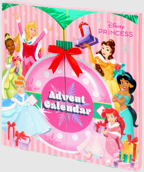 Набір Подарунок для Дівчат Новорічний Адвент календар Disney Princess Advent It Feels Like Party предмети міні косметики 24шт - 3