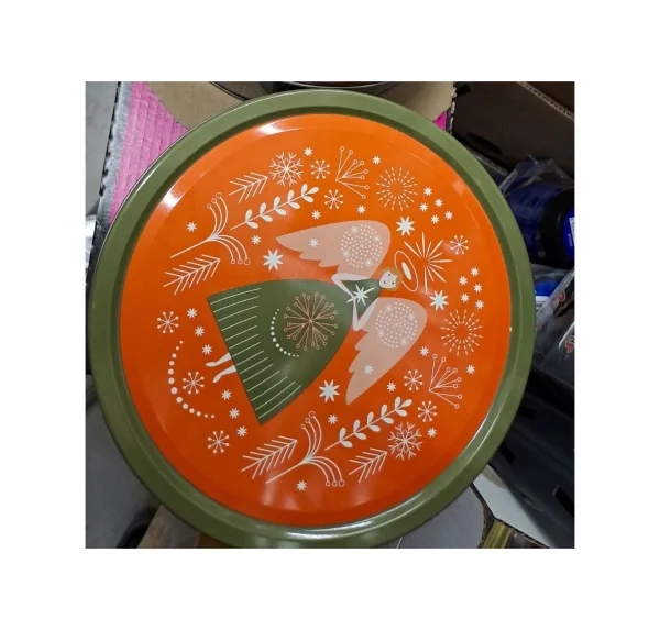 Печиво Cвяткове Kelsen Danish Cookies Happy Holidays Angel Кельсен асорті 5видів Ангел Бокс 750г - 1