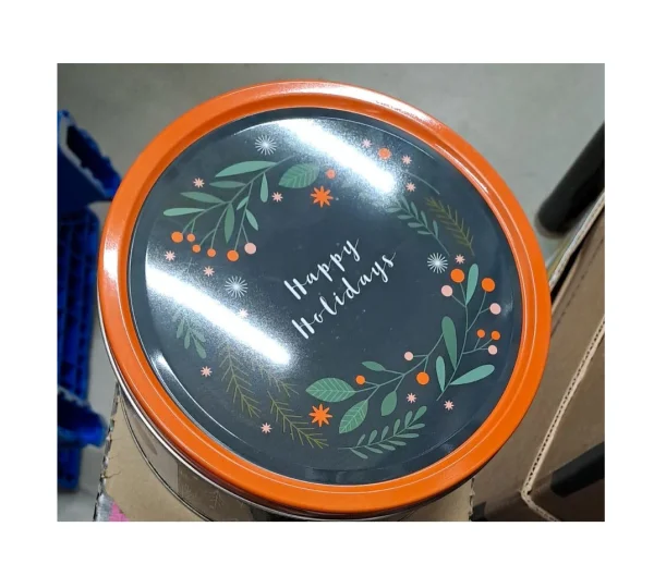 Печиво Cвяткове Kelsen Danish Cookies Happy Holidays Кельсен асорті 5видів Бокс 750г - 1