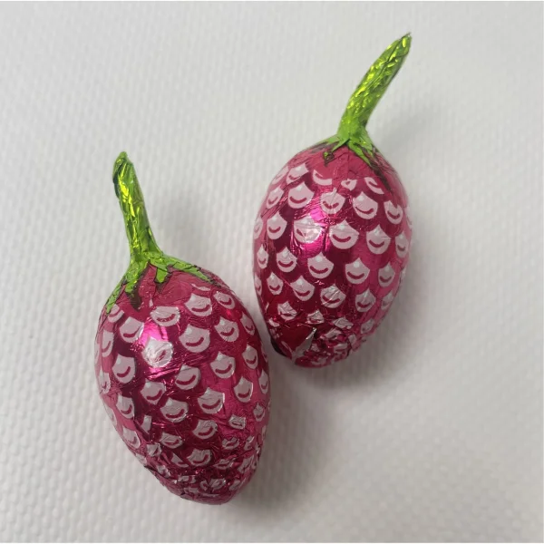 Цукерка шоколадна Фрукти з лікером Abtey Liqueur de Fruits Chocolate Framboise Абтей з рідкою начинкою в фользі Малина 1шт 10г - 1