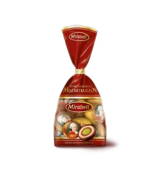 Цукерки Моцарт Марципан з фісташками Mirabell MozartKugeln 9 echte Salzburger Мірабелл кульки 9шт Пакет 136г - 1