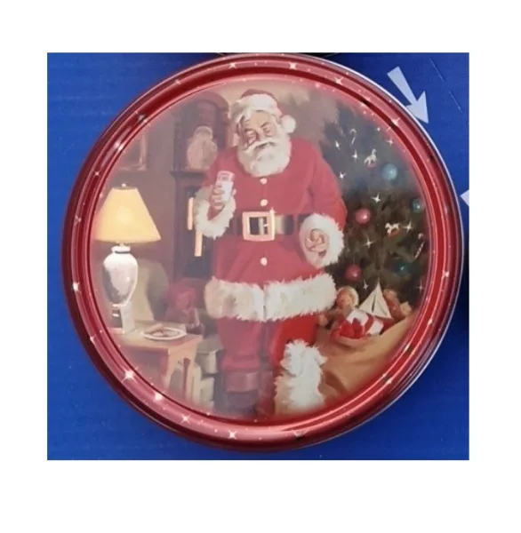 Печиво вершкове Новорічне Cвяткове Jacobsens Bakery Delicious Danish Cookies Santa Tree Mini Якобсенс Санта Бокс 150г - 1