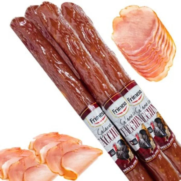 Ковбаса Салямі з Індика Frimesa Salame con Tacchino Фрімеса Салама сировялена Дієтична Палочка 330г - 1