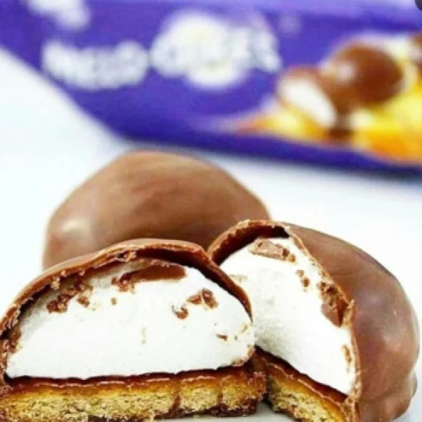 Бісквіт в шоколаді з печивом Milka Melo Cakes з 100% альпійского молока Мело тістечка 6шт 100г - 2