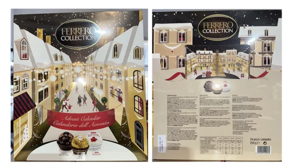 Набір Подарунок Новорічний Адвент календар Ferrero Collection Advent Calendar Фереро Шоколадні цукерки 259г - 1