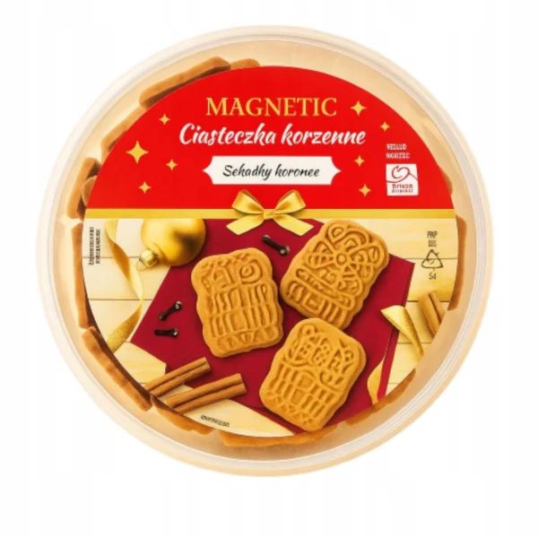 Печиво зі Спеціями Magnetic Ciasteczka Korzenne Spice Cookies Магнетік пряне печиво з Корицею Бокс 350г - 1
