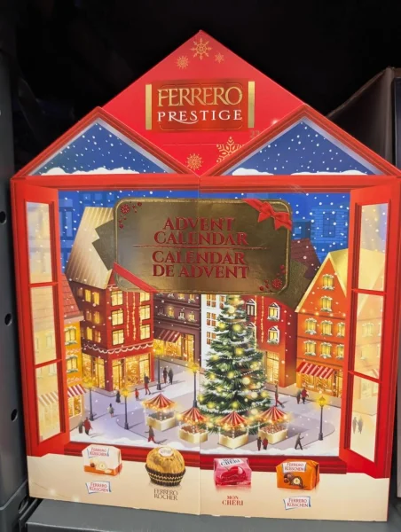 Набір Подарунок Новорічний Адвент календар Ferrero Prestige Collection Advent Calendar Фереро Престіж Преміальні цукерки 239г - 2