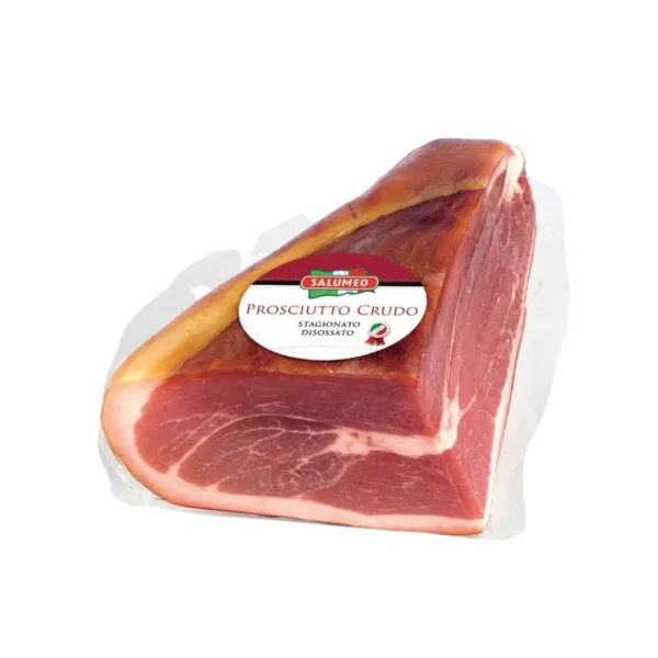 Мясо Прошутто сировялене Salumeo Prosciutto Crudo Stagionato Disossato Салумео Крудо свинина шматок без кісток 1000г - 1
