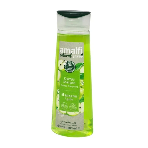 Шампунь для Волосся щоденний Amalfi Natural Care Manzana Apple 96% Origen Амалфі натуральний захист зелене Яблуко 400мл - 1