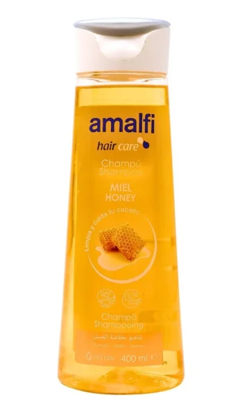 Шампунь для Волосся щоденний Amalfi Hair Care Miel Honey Амалфі для очищення та Розгладження Мед 400мл - 1