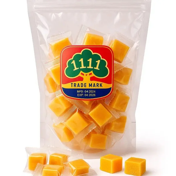 Цукерки желейні Кубики Манго 1111 Trade Mark Mango тропічний смак зіп Пакет 500г - 1