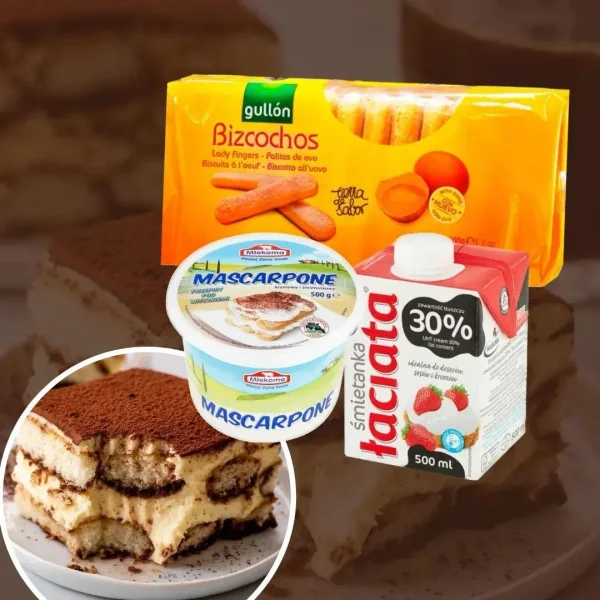 Набір для приготування Тірамісу UngShop Tiramisu Kit Pack УнгШоп для виготовлення Десерту 3шт 1400г - 1