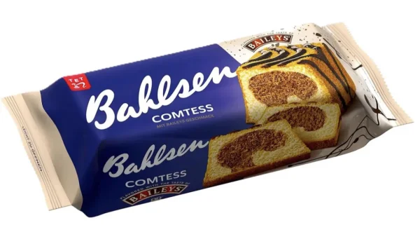 Бісквітний десертний Кекс з какао Baileys Bahlsen Comtess Балсен бейліс зі смаком Ірландські вершки Пакет 350г - 1