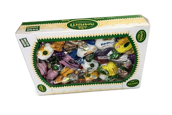 Набір Цукерки асорті з Сухофруктами та горіхами Amanti Hand Made Candy Sweets Mix Аманті Мікс в обгортках Коробка 1000г - 2