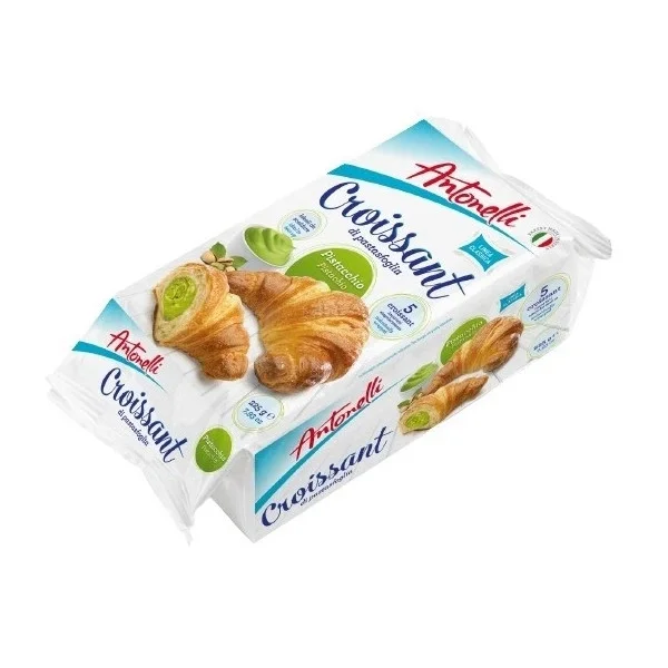 Круасан з листового тіста Antonelli Croissant Pistachio di PastasFoglia Антонеллі Фісташковий крем 5шт 225г - 2