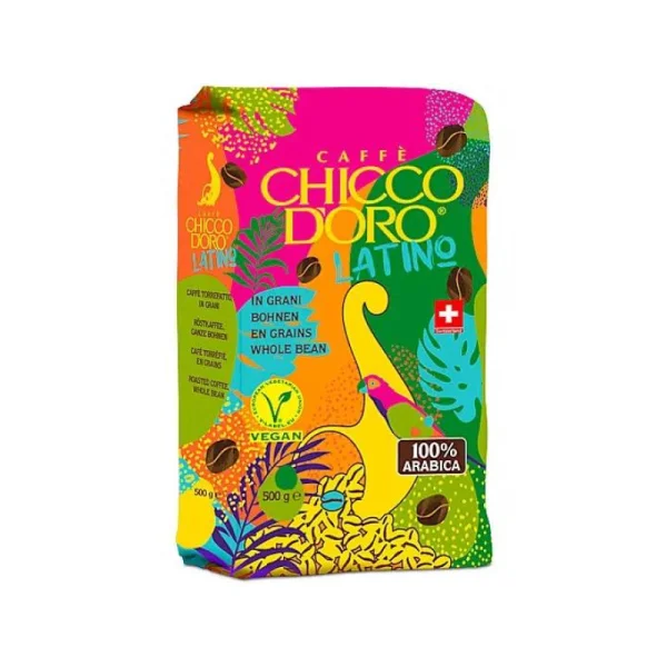 Кава в зернах Chicco dOro Latino in grani 100% Arabica Чікко Доро Латіно Арабіка Пакет 500г - 1
