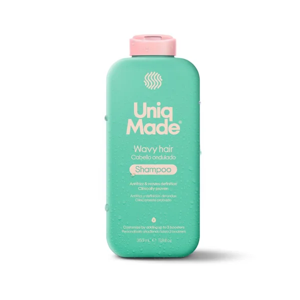Шампунь з Бустерами Shampoo Uniq Made Wavy Hair Cabello Ondulado Юнік Мейд Відновлення зволоження Захист від пухнастості 350мл - 2