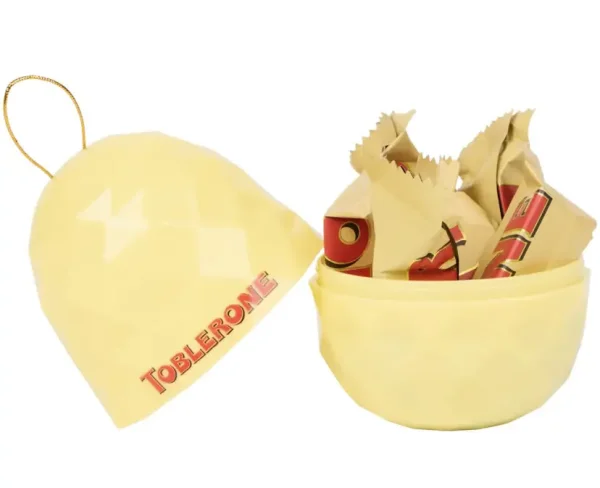 Яйце Пасхальне з цукерками до Великодня Toblerone Easter Egg Тоблерон Подарунковий з підвіскою 4шт 56г - 1