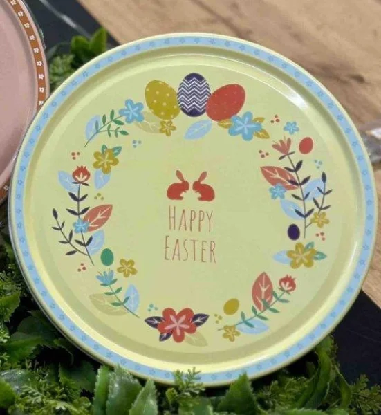 Печиво Cвяткове Jacobsens Bakery Happy Easter Little Twins Bunnies Mix Якобсенс мікс з шоколадною крихтою жб Бокс 400г - 1