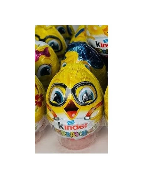 Шоколадне яйце Пасхальне курчатко з Іграшкою Kinder Surprise Easter egg Boy Glasses Кіндер Сюрпрайз Хлопчик в окулярах 72г - 2
