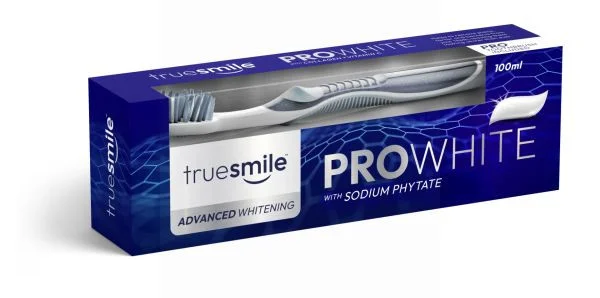 Набір Зубна паста і Щітка Відбілююча з Фітатом натрію Truesmile Advanced whitening Sodium Phytate ТруСмайл Захист білизни 100мл - 1