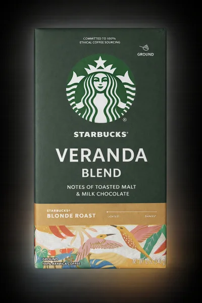 Кава мелена Starbucks Veranda Blend 100% Arabica Blonde Roast Старбакс Веранда арабіка Світла обжарка Вакуум пакет 510г - 1