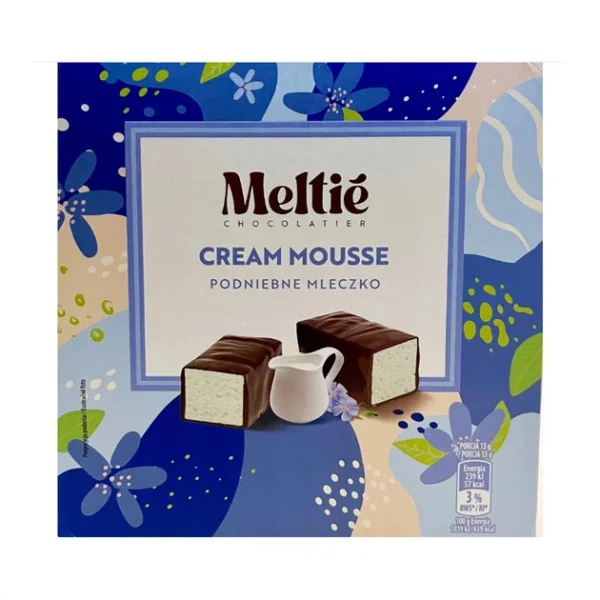 Шоколадні Цукерки Пташине молоко Meltie Cream Mousse Podniebne Mleszko Мелті кремовий Мус небесне Молочко Коробка 380г - 2