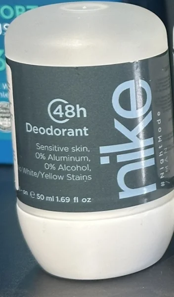 Дезодорант Шариковий Nike Man Night Mode 48H Deodorant Sensitive Roll‑On Найк Нічний двіж без алюмінію Рол-Он Сенсітів 50мл - 2