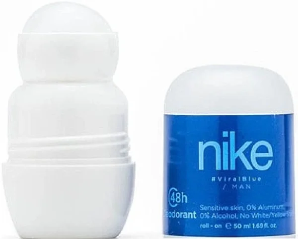 Дезодорант Шариковий Nike Man ViralBlue 48H Deodorant Sensitive Roll‑On Найк Вірусний Синій без алюмінію Рол-Он Сенсітів 50мл - 2