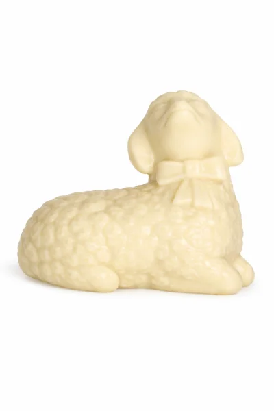 Міні-фігурка Ягнятко Великоднє Adikam Happy Easter Wielkanocny Jagnja Figurka z bialej szekoladu з білого Шоколаду Пакет 35г - 2