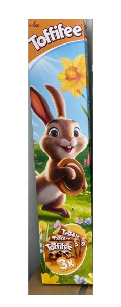 Набір цукерки в Великій коробці Великодні Stork Toffifee 3x Bunny Тофіфе висока 3х-коробки в Одній Зайчик 375г - 1