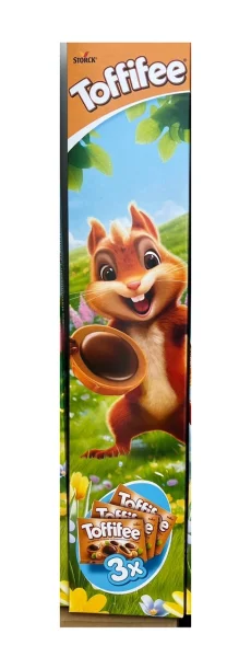 Набір цукерки в Великій коробці Великодні Stork Toffifee 3x Chipmunk Тофіфе висока 3х-коробки в Одній Бурундук 375г - 1