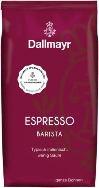 Кава в зернах Dallmayr Espresso Barista ganze Bohnen Далмаір Еспресо Баріста Купаж Арабіки Міцна 1000г - 2
