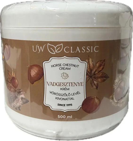 Мазь для Ніг терапевтична UW classic Horse Chestnut Creme УВ классік щоденний з Екстрактом Кінського каштана Баночка 500мл - 2