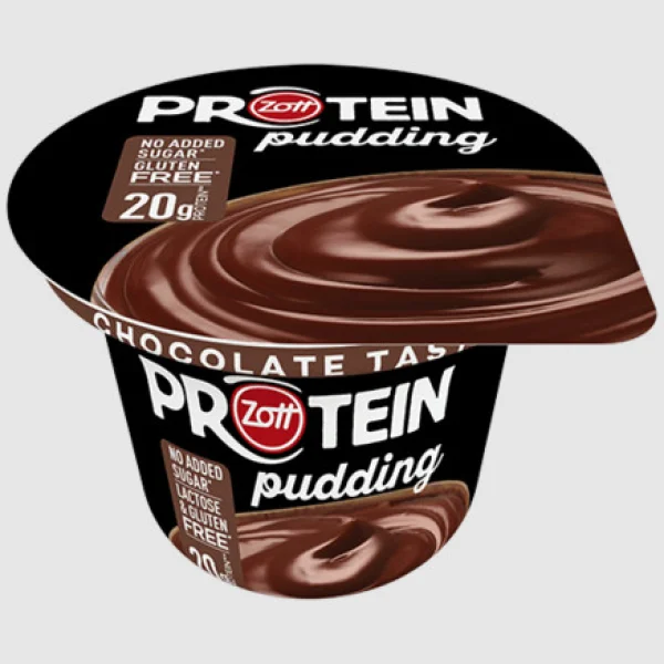Пудінг Протеїновий без цукру Zott Protein Pudding Chocolate Зотт Енергетичний Білок 20г смак Шоколадний стакан 200г - 2